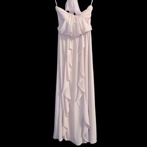 BHLDN Strapless Cream Dress